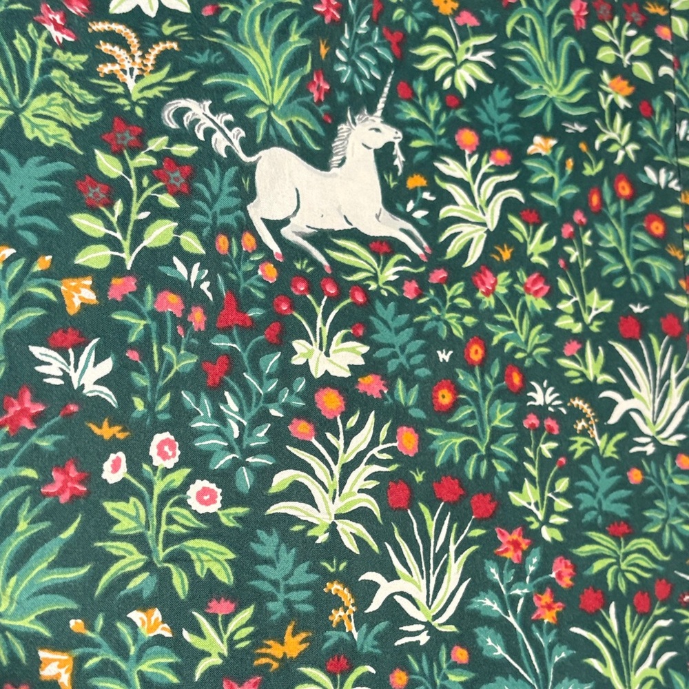 Printfresh Unicorn Pajama Set - Green and White - Picture 5 of 5